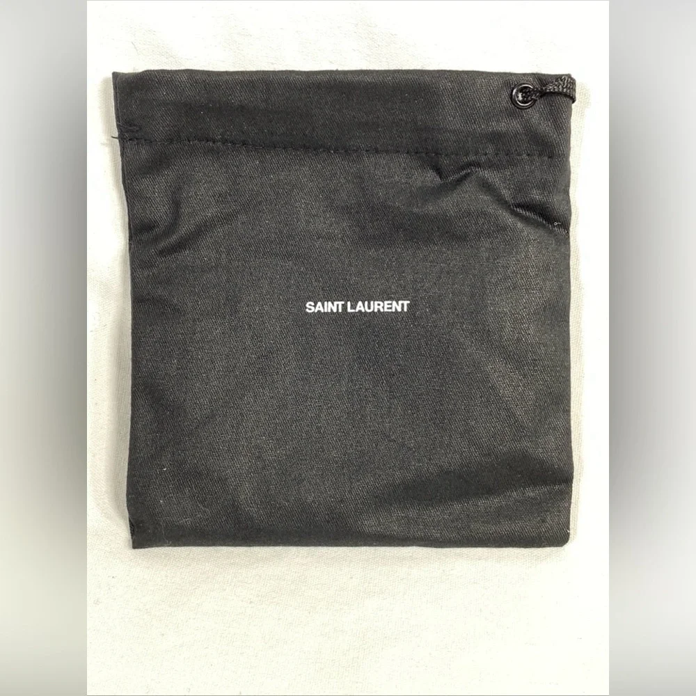 Saint Laurent Paris FLORAL ORIGAMI MINI WALLET NEW NWT Pleine Fleur Aniline RARE - Picture 15 of 15